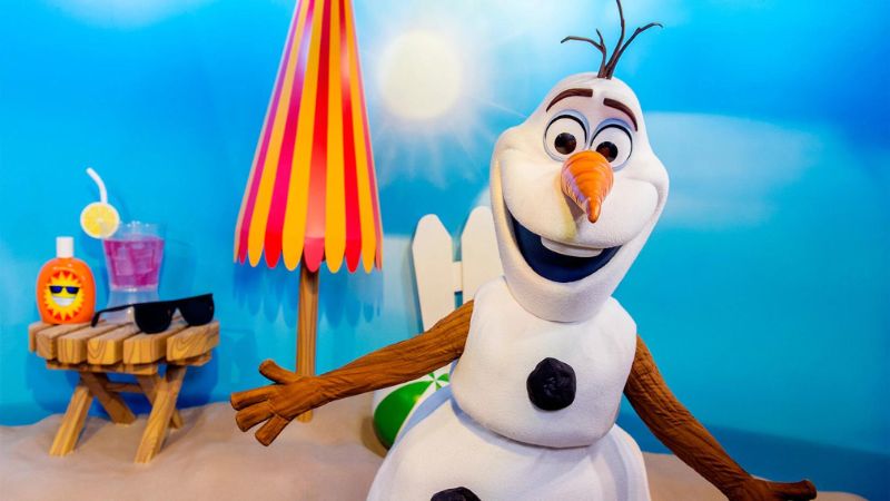 Encontro Mágico com Olaf no Celebrity Spotlight