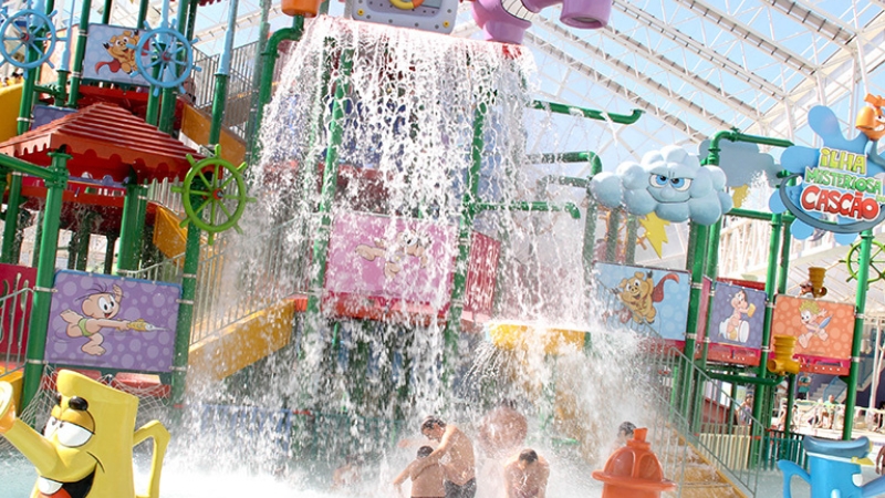 Turma da Mônica no Wet’n Wild em São Paulo
