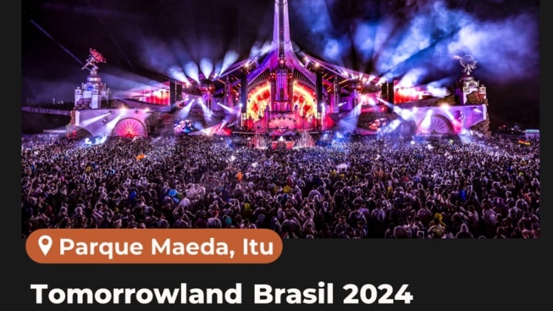 Pacote Tomorrowland Brasil 2024