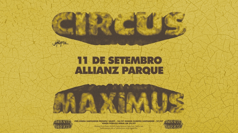 Pacote Travis Scott, Circus Maximus Tour 2024