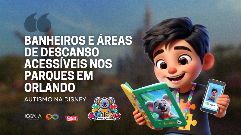 Banheiros e Áreas de Descanso Acessíveis nos parques em Orlando