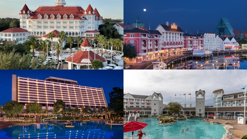 Descubra o encanto dos Resorts Categoria de Luxo Disney