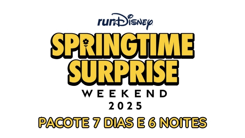 Pacote RunDisney Springtime Surprise 2025 7 Dias e 6 Noites