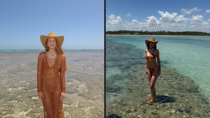 Marina Ruy Barbosa na praia São Miguel dos Milagres: Um cenário de sonhos