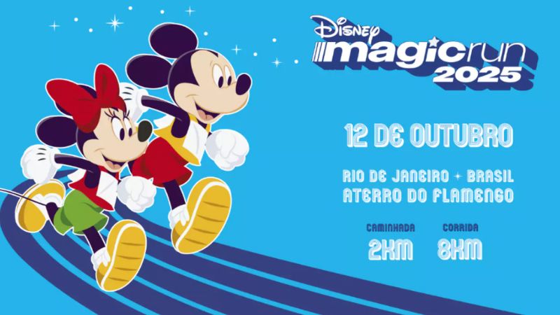 Disney Magic Run Rio 2025: A Corrida mais mágica do Brasil está de volta ao Rio