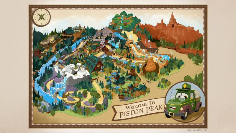 Disney Apresenta Piston Peak National Park: Uma nova página no livro da Frontierland