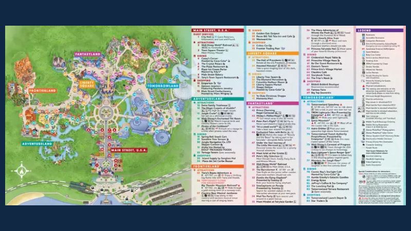 Disney revela novo mapa do Magic Kingdom com mudanças em atrações e estreia da Starlight Parade