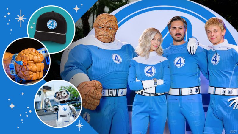 Quarteto Fantástico chega aos parques Disney pela primeira vez