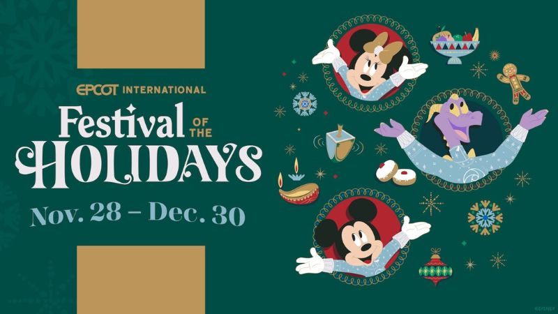 Festas de Fim de ano no EPCOT 2025: Tudo sobre o Festival of the Holidays