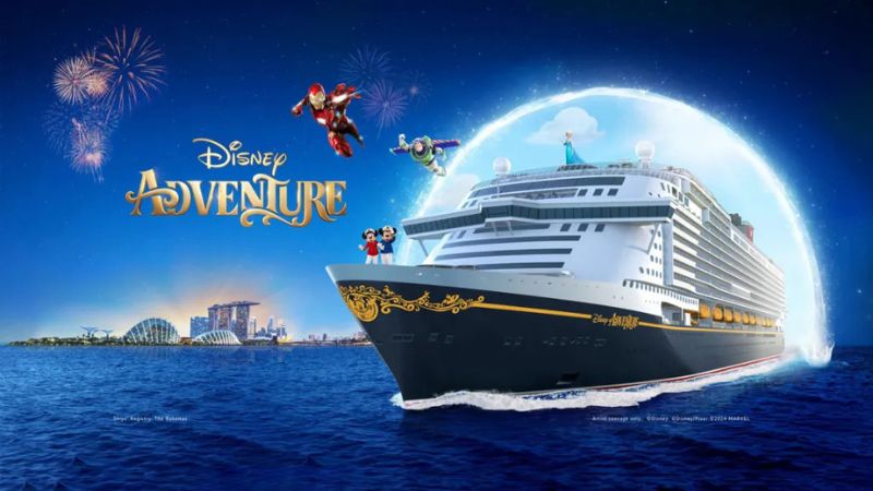 Maior navio da Disney faz primeiros testes e já abre reservas para cruzeiros