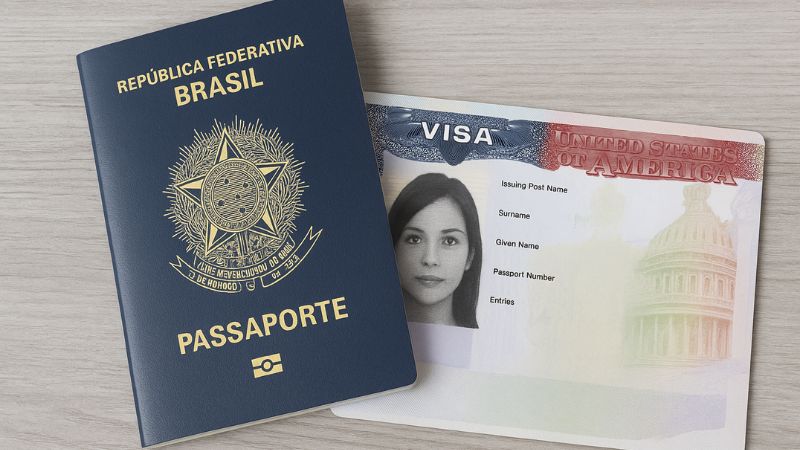 Queda nos vistos para brasileiros: número de vistos concedidos cai 25% nesse início de ano