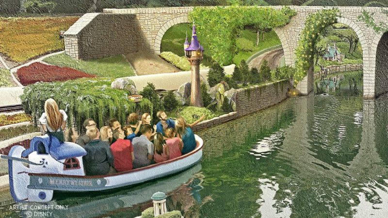 Nova torre miniatura chega ao Storybook Land Canal Boats na Disneyland Califórnia