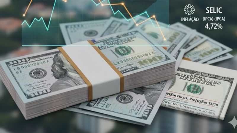 Mercado projeta dólar a R$ 5,43 em 2025 e R$ 5,51 em 2027
