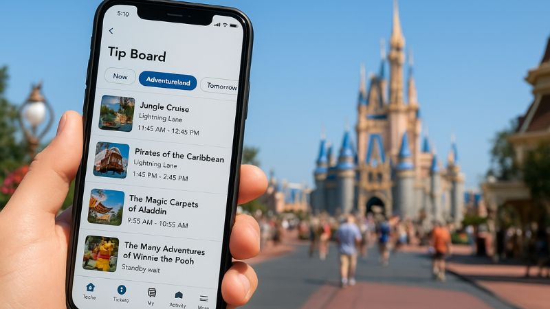 Como usar o aplicativo da Disney para agendar atrações