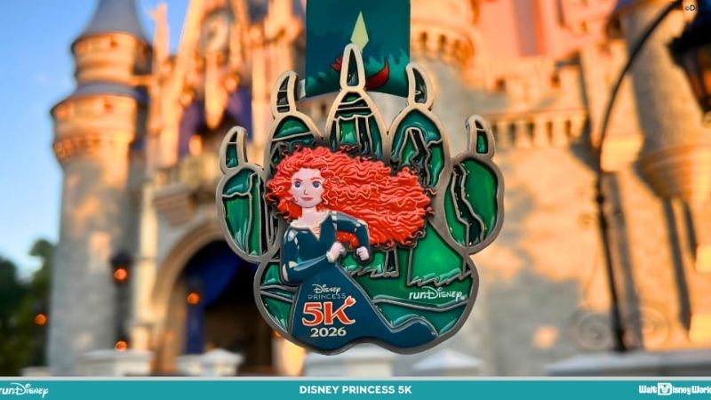 Reveladas! As Medalhas da Corrida das Princesas Disney 2026
