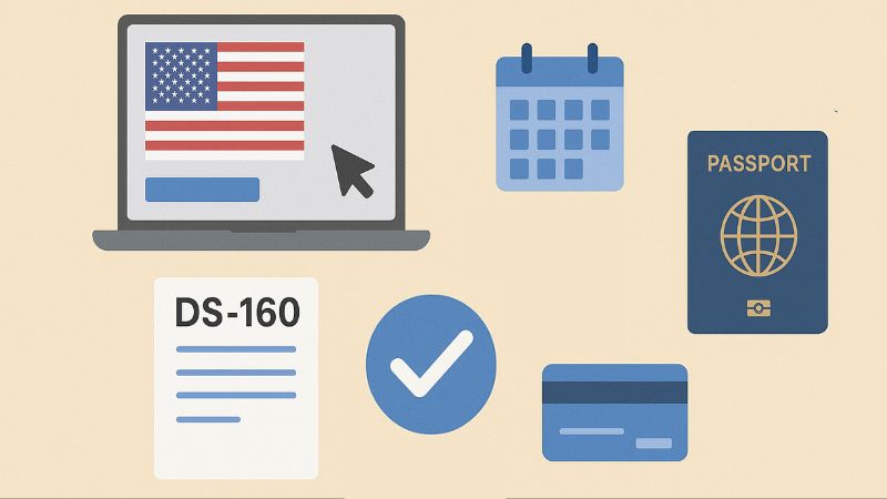 Como agendar entrevista no consulado americano