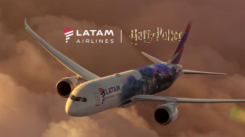 Latam lança aviões temáticos de Harry Potter em parceria com a Warner Bros