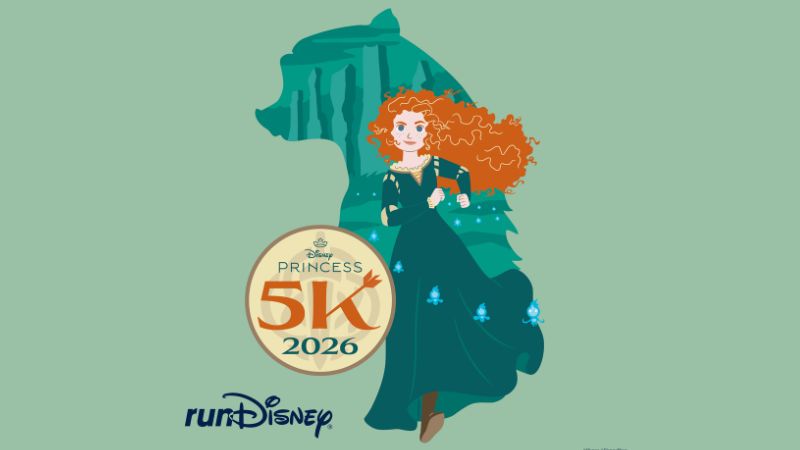 Corrida Disney Princesas 5K 2026: Viva sua própria história de coragem correndo com Merida na Disney