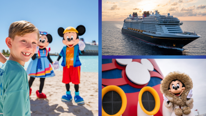 Disney Cruise Line revela roteiros inéditos para o verão de 2027