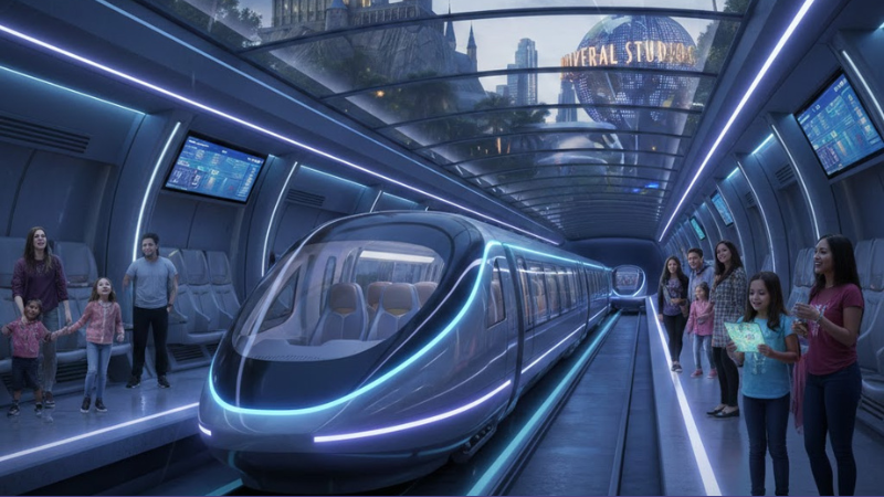 Orlando pode ganhar sistema de transporte subterrâneo nos parques da Universal